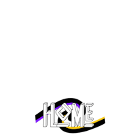 a black background with the word home on it